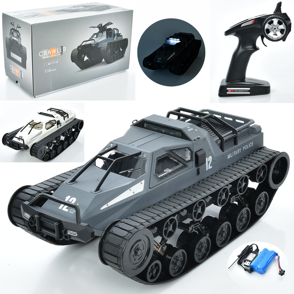 Дитячий танк всюдихід Crawler Military Police G2061 іграшковий на пульті радіокеруванні акумуляторний