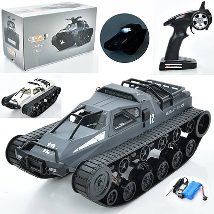 Дитячий танк всюдихід Crawler Military Police G2061 іграшковий на пульті радіокеруванні акумуляторний, фото 1