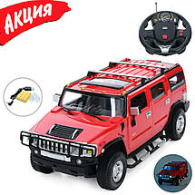 Дитяча машинка на пульті радіокерування Hummer H2 2026A іграшка джип акумуляторний, фото 6