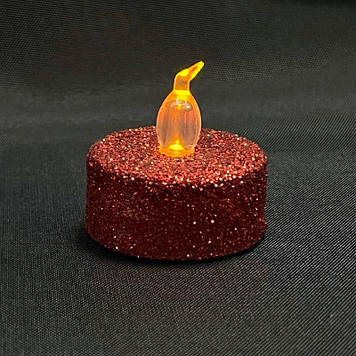 Світлодіодна LED-свічка, свічка на батарейках колір червоний