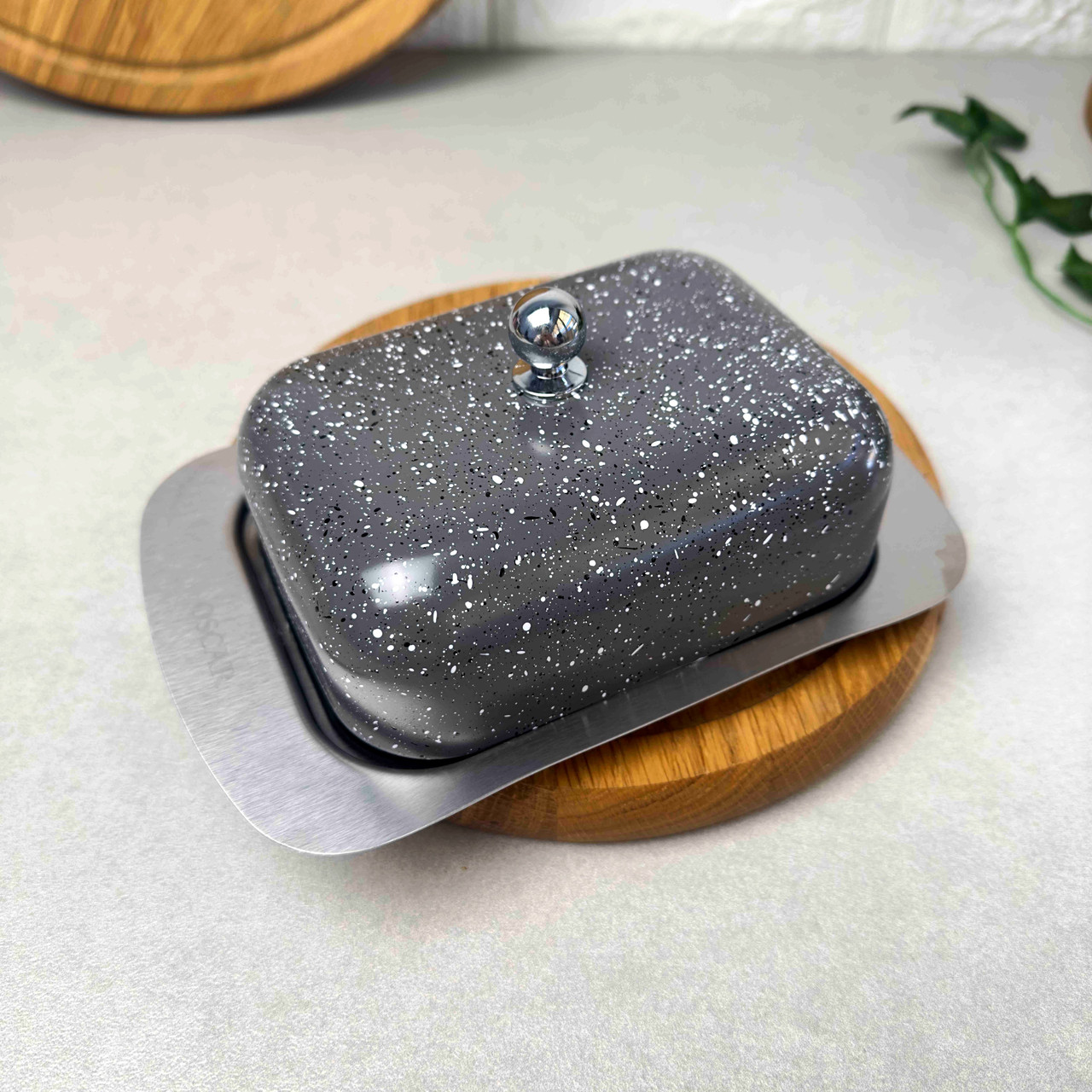 Металева маслянка Граніт Оscarс