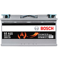 Аккумулятор автомобильный BOSCH AGM (S5A 150) (L6) 105Ah 950A R+