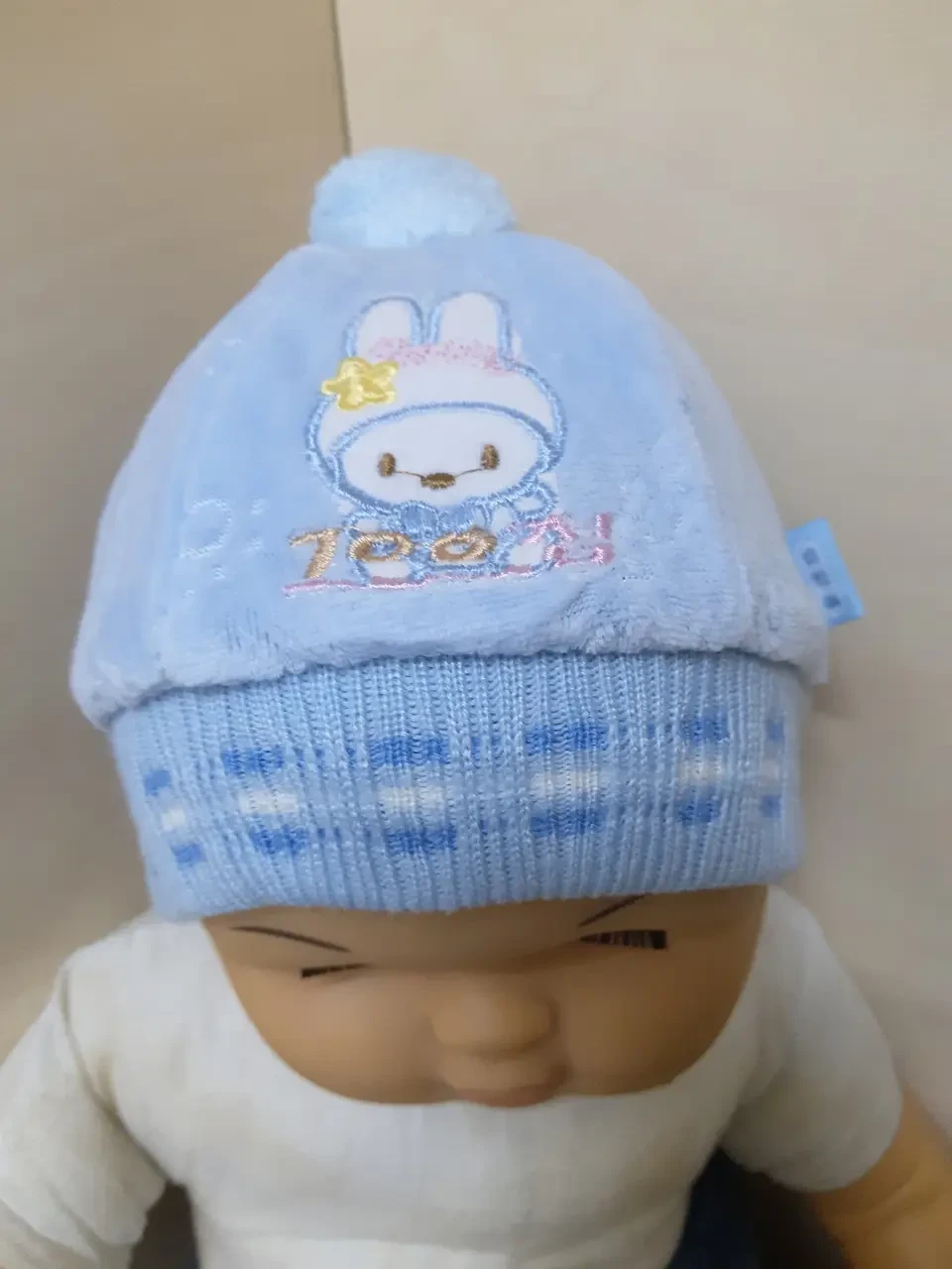 Ясельна велюрова шапочка для новонароджених малюків пологовий будинок