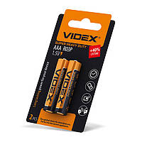 Батарейка солевая Videx R03P/AAA 2шт SMALL BLISTER