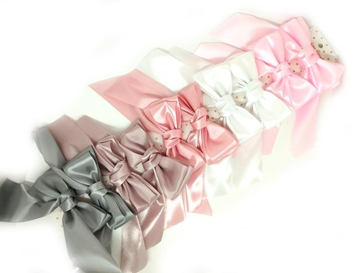 Шпилька бант з атласу для волосся дитяча, фото 1