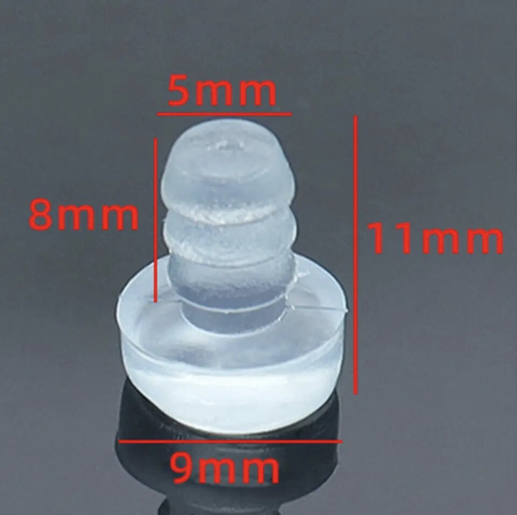 Силіконовий бампер для меблів різних розмірів, ціна за 100 шт, фото 1