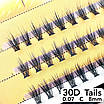 Пучкові вії Nesura Eyelash Tails 30D, 0,07, C, 8 мм, 60 пучків Несура, фото 2
