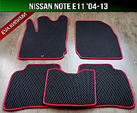 ЕВА коврики Nissan Note E11 '04-13. EVA ковры Ниссан Ноут Е11