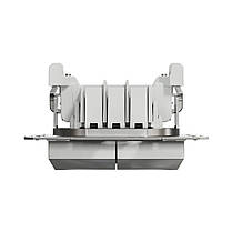 Вимикач Schneider Electric Asfora алюміній двоклавішний внутрішній прохідний EPH0600161, фото 4