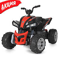 Квадроцикл детский Bambi M 3607EL-2-3(24V) электрический аккумуляторный на 3-8 лет с пультом Красно-черный dgn