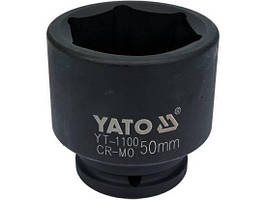 Головка торцева ударна 6-гранна 3/4" YATO 50 ммх72м