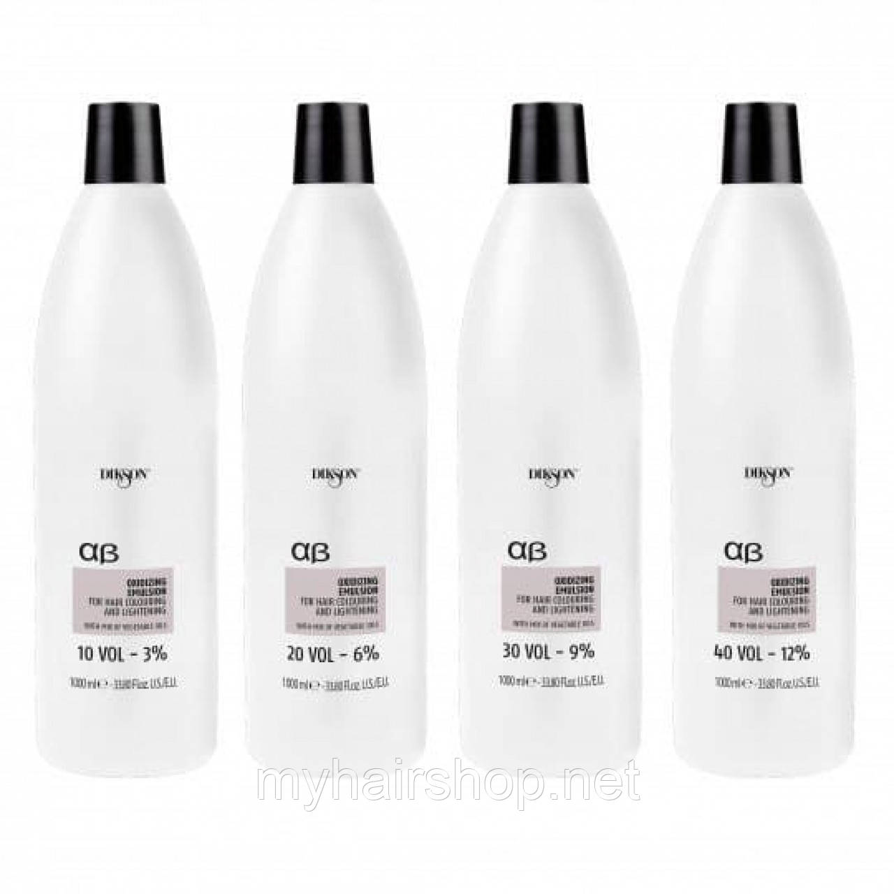 Окислювач для фарби DIKSON ArgaBeta Professional Oxidizing Emulsion 1000 мл