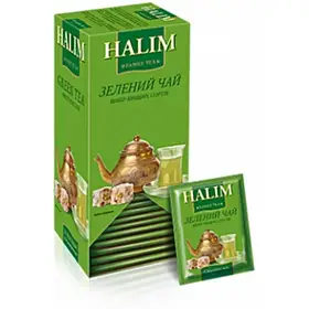 Зелений чай Halim у сашетах 25 шт