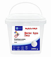 Боракс Дека Бура 10-водная для стирки MyChem 3 кг Тетраборат Натрия