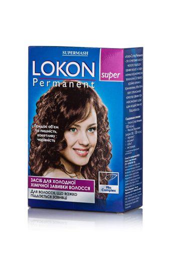 Засіб для холодного хімічного завивання для волосся, яке важко піддається завиванню LOKON Permanent 100 мл