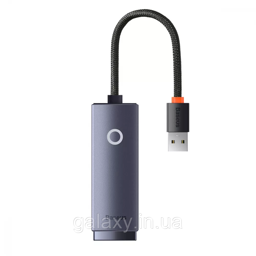 Адаптер Baseus USB - Ethernet 1000Mbps інтернет перехідник RJ45 Lite Series, фото 1