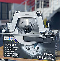 Циркулярна пила дискова 2700 Вт диск 200 мм Euro Craft ECCS221