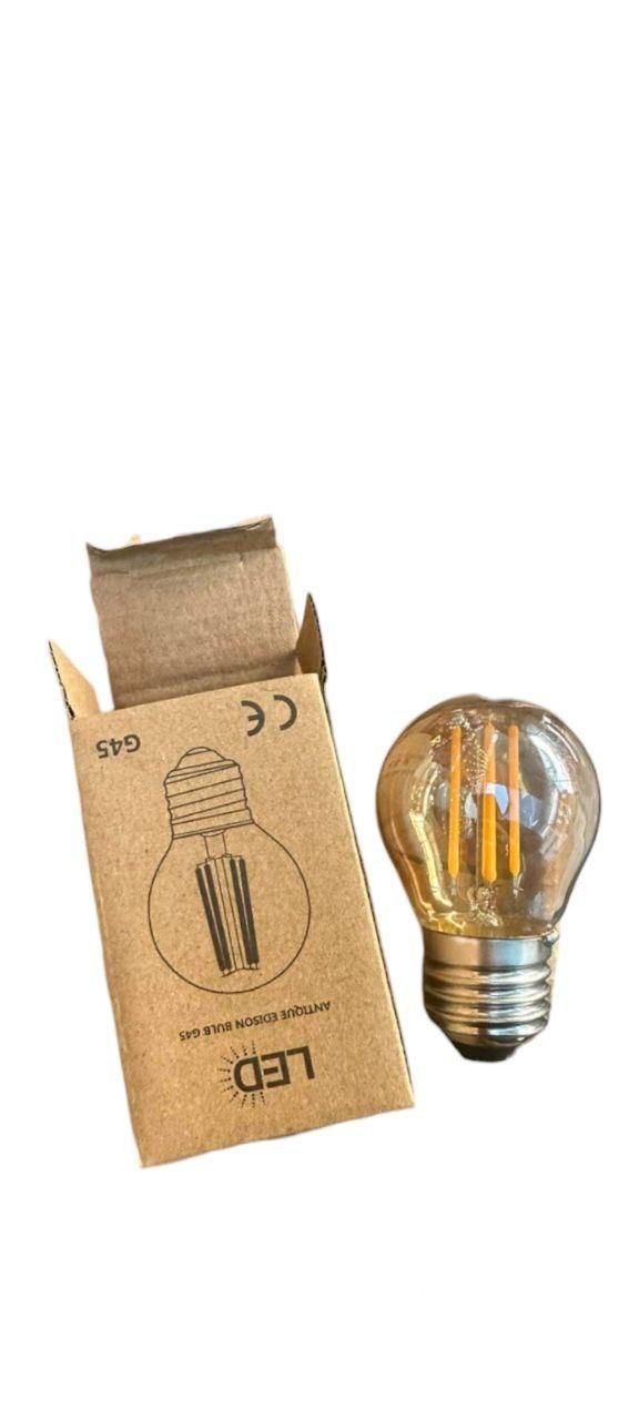 LED лампа Едісона з янтарним покриттям 4W, 3000К E27