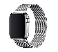 Ремешок BPNK Milanese Loop Silver для Apple Watch 45mm | 44mm | 42mm