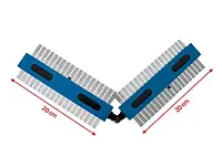 Измерительная линейка-трафарет для кузова NTools PBL 2, 2х20 см - 2шт