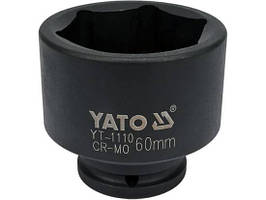 Головка торцева ударна 6-гранна 3/4" YATO 60 ммх74мм