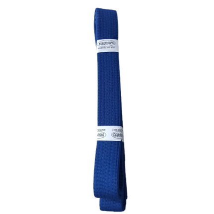 Пояс для кімоно джиу-джитсу Bjj Belt Kintayo Blue синій довжина 240 см зріст 160 см, фото 2