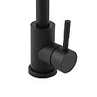 Змішувач для кухні Lidz Aria 015F (k35) LDARI015FBLA45288 Black/White, фото 4