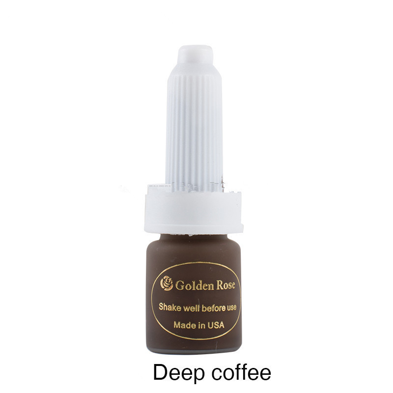 Пігмент для татуажу брів Golden Rose Deep Coffee, 15 мл