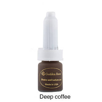 Пігмент для татуажу брів Golden Rose Deep Coffee, 15 мл, фото 1