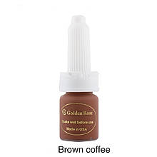 Пігмент для татуажу брів Golden Rose Coffee Brown, 15 мл