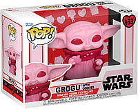 Фигурка Фанко Грогу с Печеньем №493 Star Wars: Valentines Grogu Funko 60124