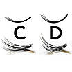 Пучкові вії Nesura Eyelash Tails 30D, 0,07, C, 16 мм, 60 пучків Несура, фото 5