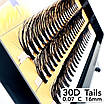 Пучкові вії Nesura Eyelash Tails 30D, 0,07, C, 16 мм, 60 пучків Несура, фото 3