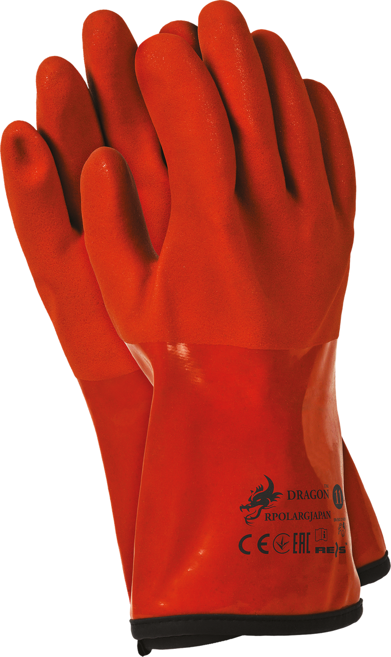 Рукавички захисні термостійкі з ПВХ RPOLARGJAPAN-11, фото 1