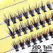 Пучкові вії Nesura Eyelash Tails 30D, 0,07, D, 10 мм, 60 пучків Несура, фото 2