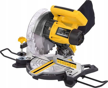 Торцювальна пила PowerPlus POWX075700 1500 Вт 210 мм, Лазерна указка, фото 1