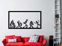Декоративное панно на стену: "Джаз-группа". Картина на стену, 25 см