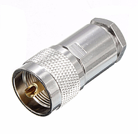 Разъем коннектор штекер UHF Male PL259 для RG8, LMR400, RG213, RG214, RG-8