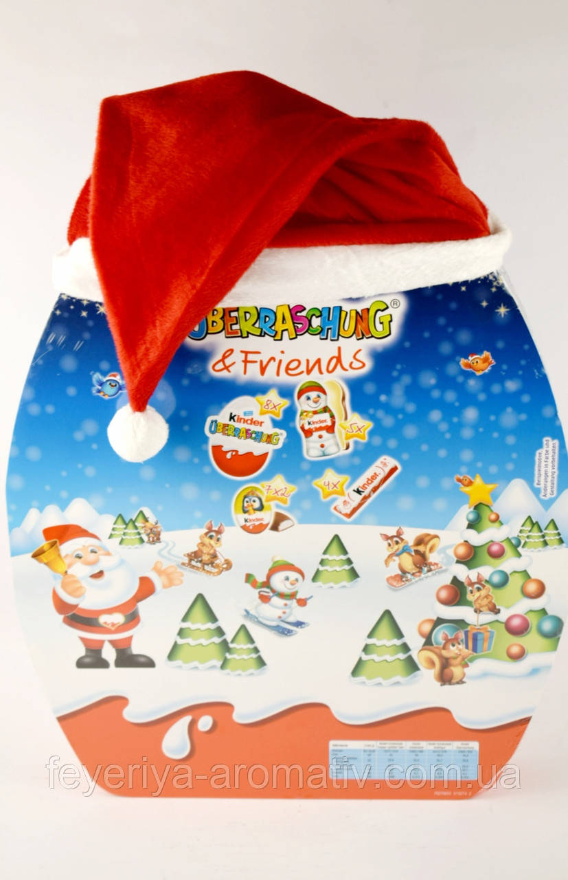 Адвентичный календарь с шапочкой на 24 окошка Kinder Uberraschung&Friends 404 г Италия - фото 5 - id-p2009447256