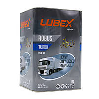 Моторное масло LUBEX ROBUS TURBO 15W40 (API CF-4; ACEA E2, MAN M 271; MB 228.1) 9л