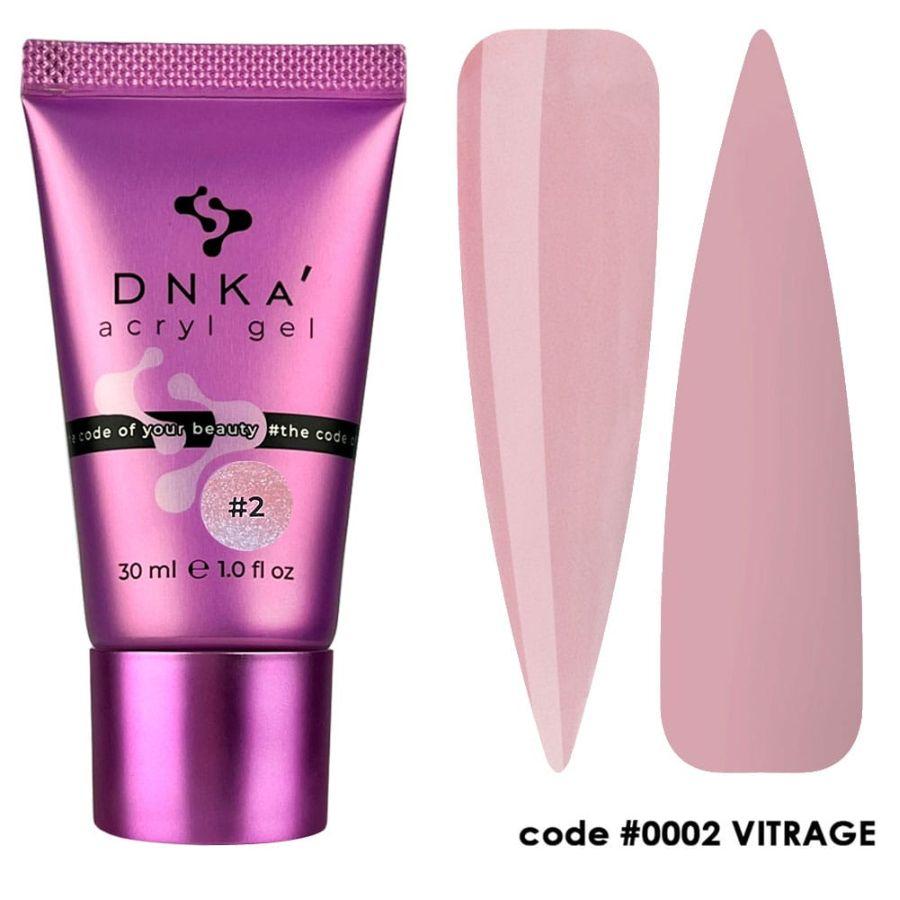 Акрил-гель DNKa’ Аcryl Gel 02 Vitrage, 30 мл (tube)