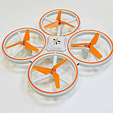 Квадрокоптер LH-X71 з підсвіткою та функцією розпізнавання перешкод (Помаранчевий), фото 4