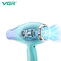Професійний фен для волосся VGR-452 2400W з 2 насадками, фото 6