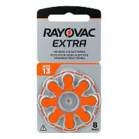 Батарейки до слухових апаратів RAYOVAC Extra тип 13 блистер 8 шт.
