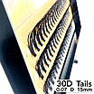 Пучкові вії Nesura Eyelash Tails 30D, 0,07, D, 15 мм, 60 пучків Несура, фото 3