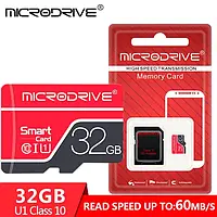 Карты памяти MicroSD 32 ГБ MICRODRIVE