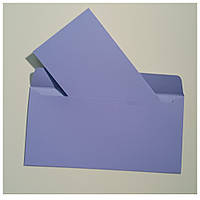 Заготовка для листівки 10*20 см + конверт 11*22 см,бузковий
