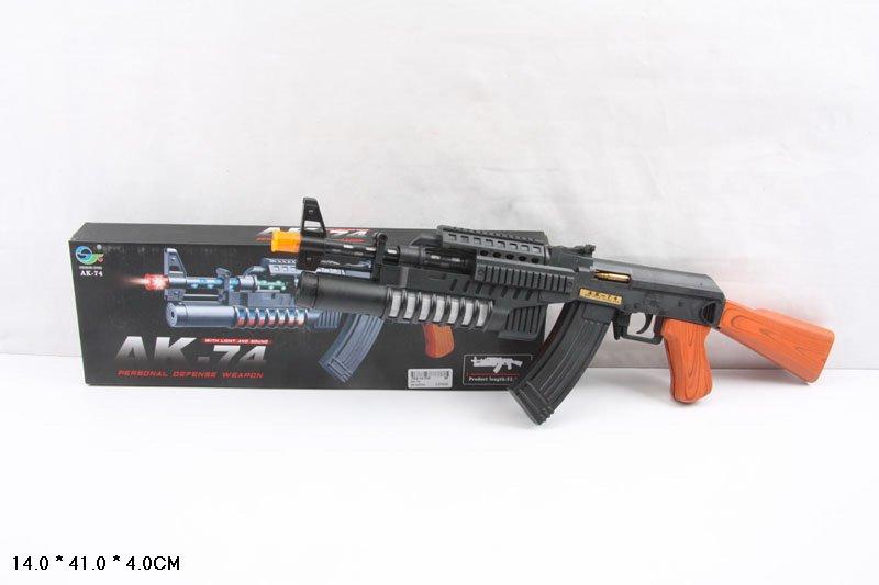 Автомат арт. AK-74 батар., світло, звук, в коробці 41*14*4см TZP120