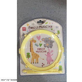 Барабан дитячий Forest Musician 8829 з паличками 24×7×30 см
