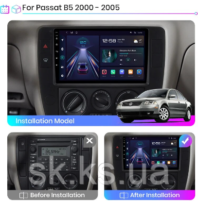Junsun 4G Android магнітолу для Volkswagen Passat 5 B5 2000 — 2005